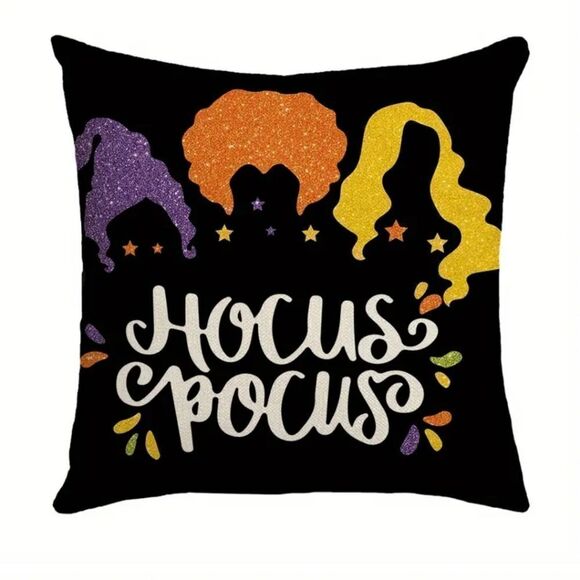 New HOCUS POCUS pillow cover Halloween decorations - Picture 2 of 8